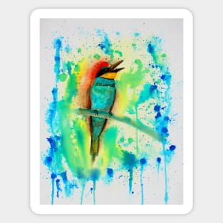 Bee-eater splash! Sticker